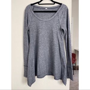 Lululemon long sleeved drape yoga top